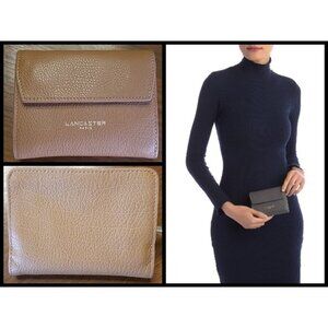 💕LANCASTER PARIS💕 Alena Leather Foldover Wallet